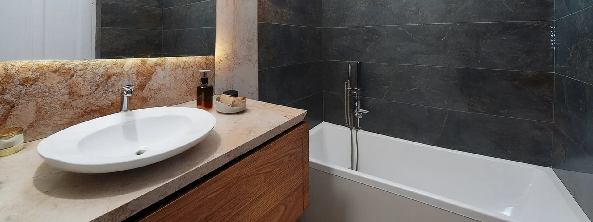 Bagno ristrutturato dai nostri idraulici
